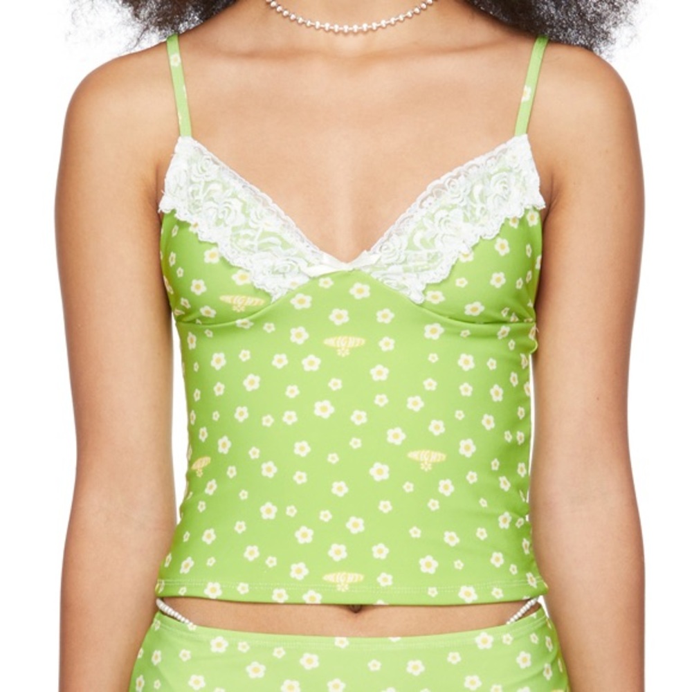 Omighty green camisole top